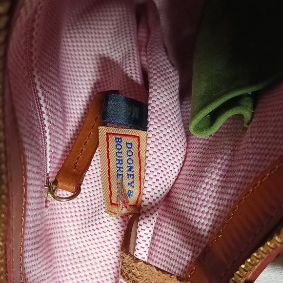 Beautiful Suede Dooney Hobo Shoulder Bag - Picture 9 of 10